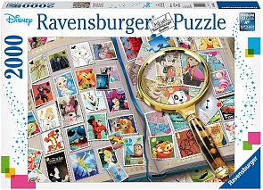 Пазл Альбом с марками с героями Disney 2000 элементов (Ravensburger, 16706)